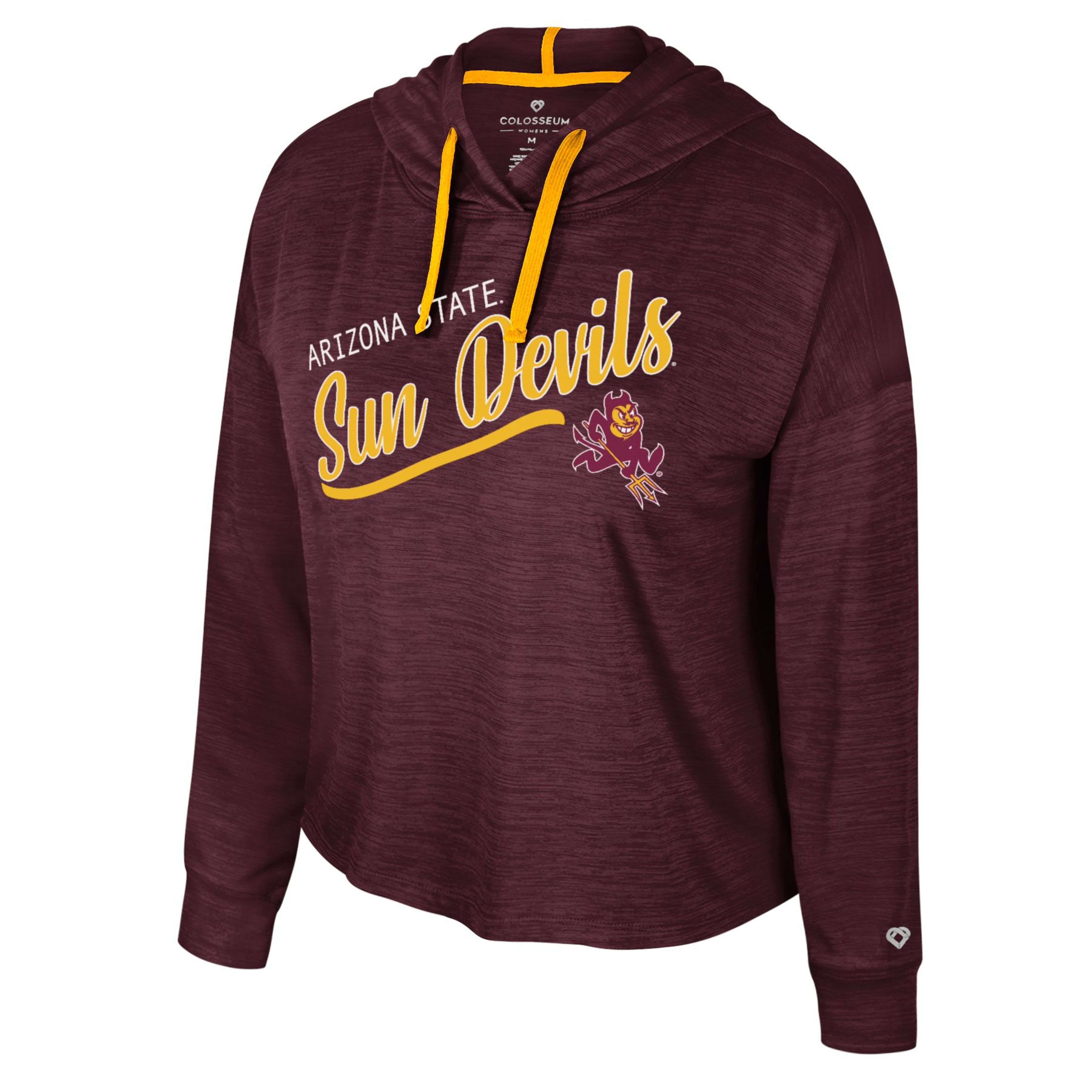 ASU Ladies Marina Hooded Top MRN