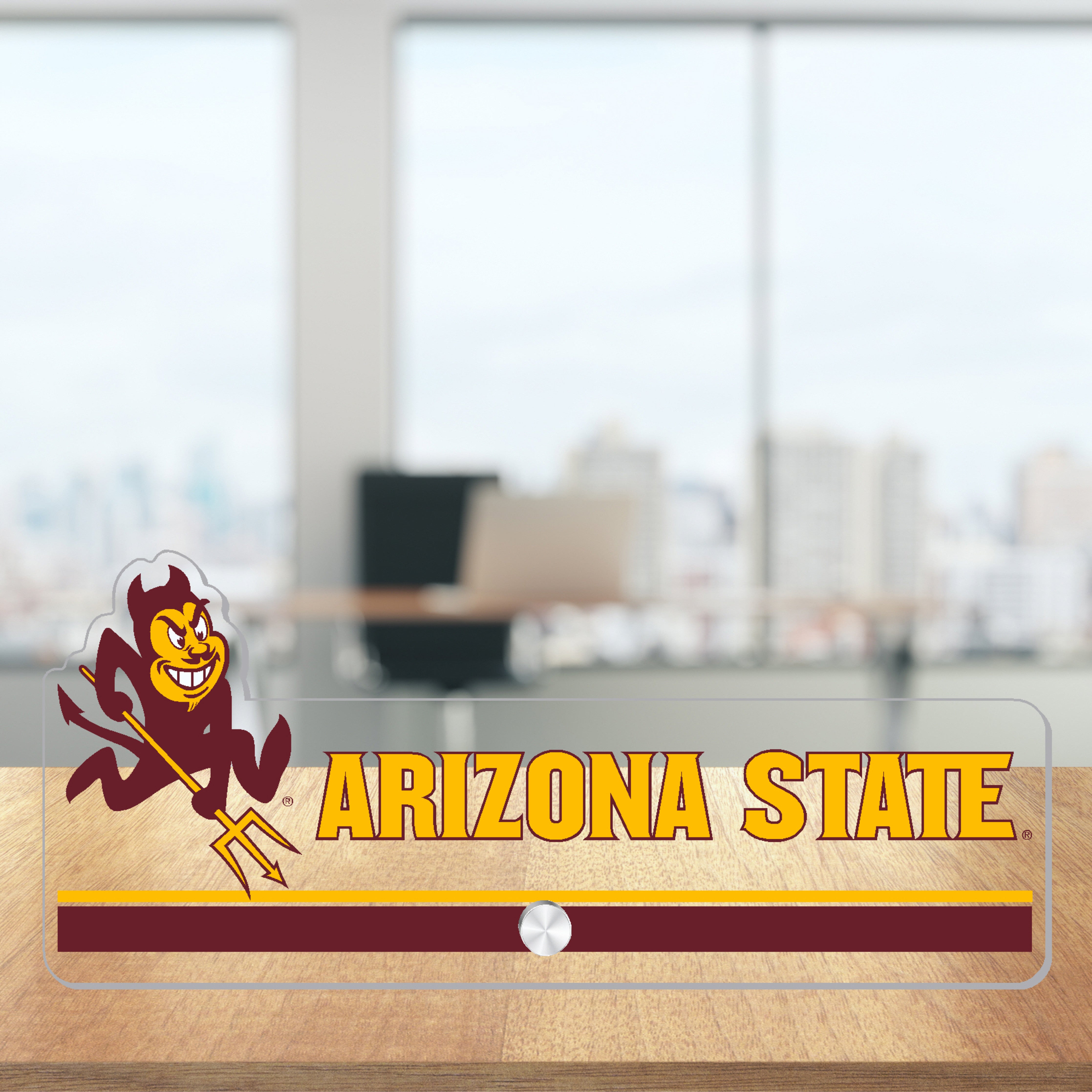 ASU Sparky Desk Sign