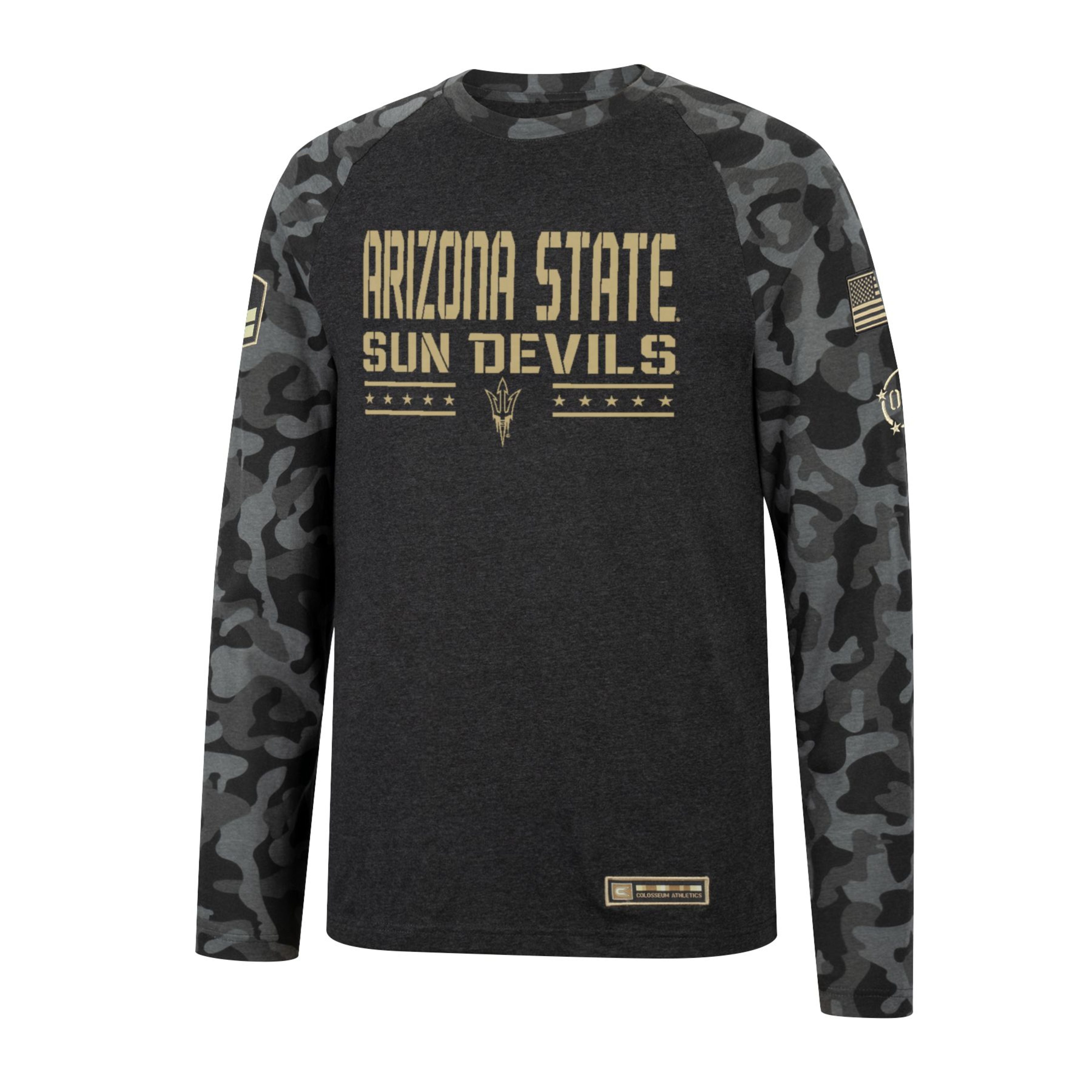 ASU OHT Ozone L/S Raglan Tee BLK