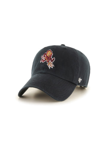 ASU Sparky Clean Up Hat BLK