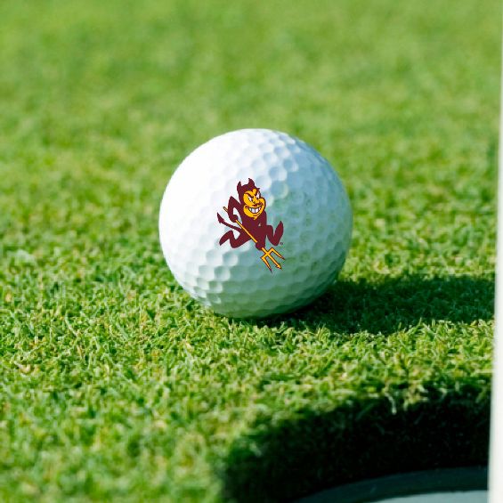 ASU Sparky Golfball