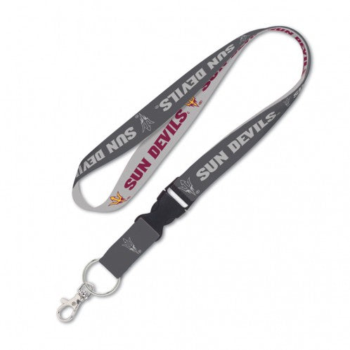 ASU Charcoal Lanyard