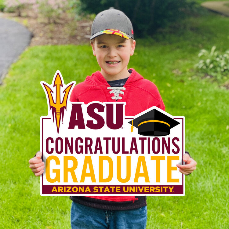 ASU Congrats Grad Lawn Sign