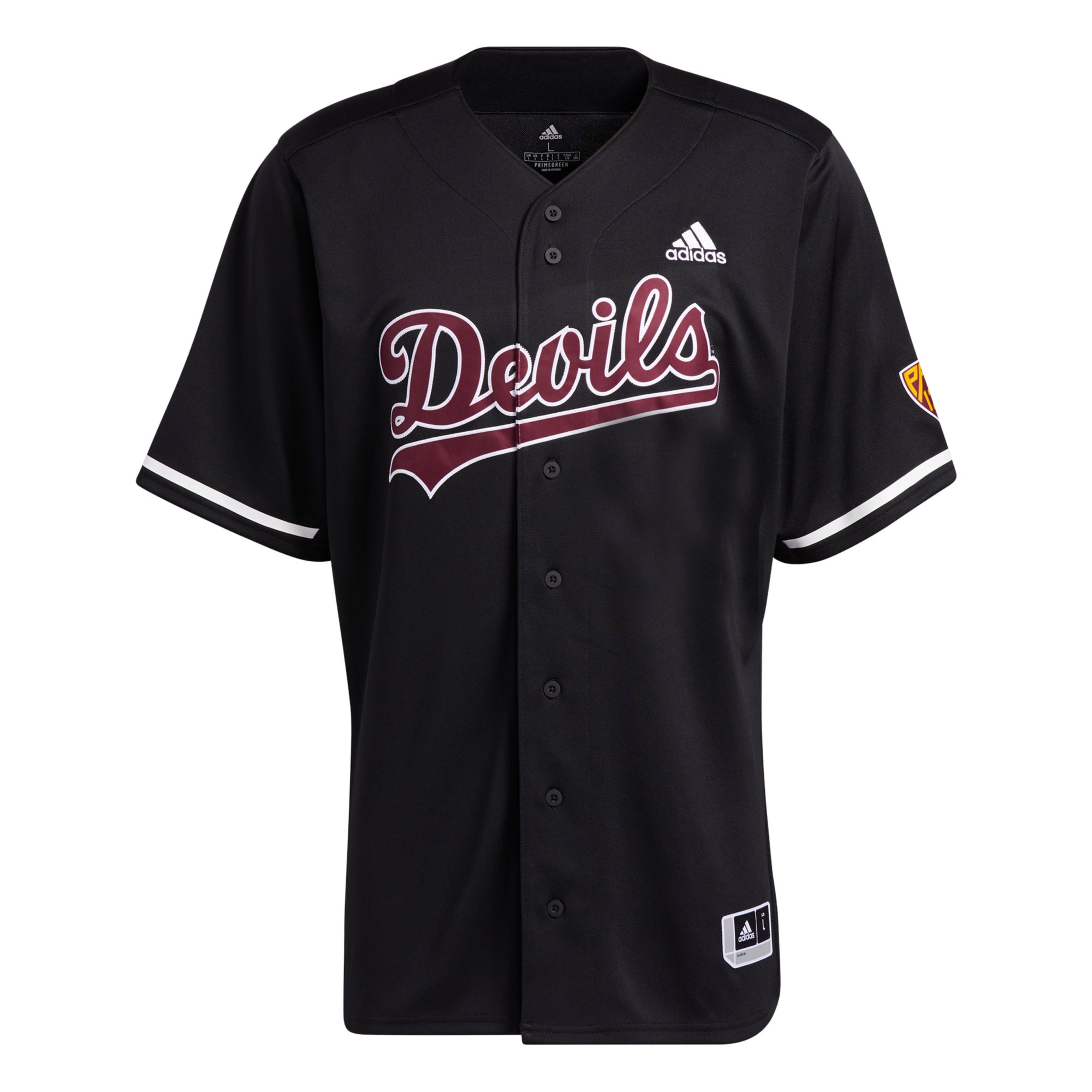 ASU Replica Baseball Jersey BLK 2.0