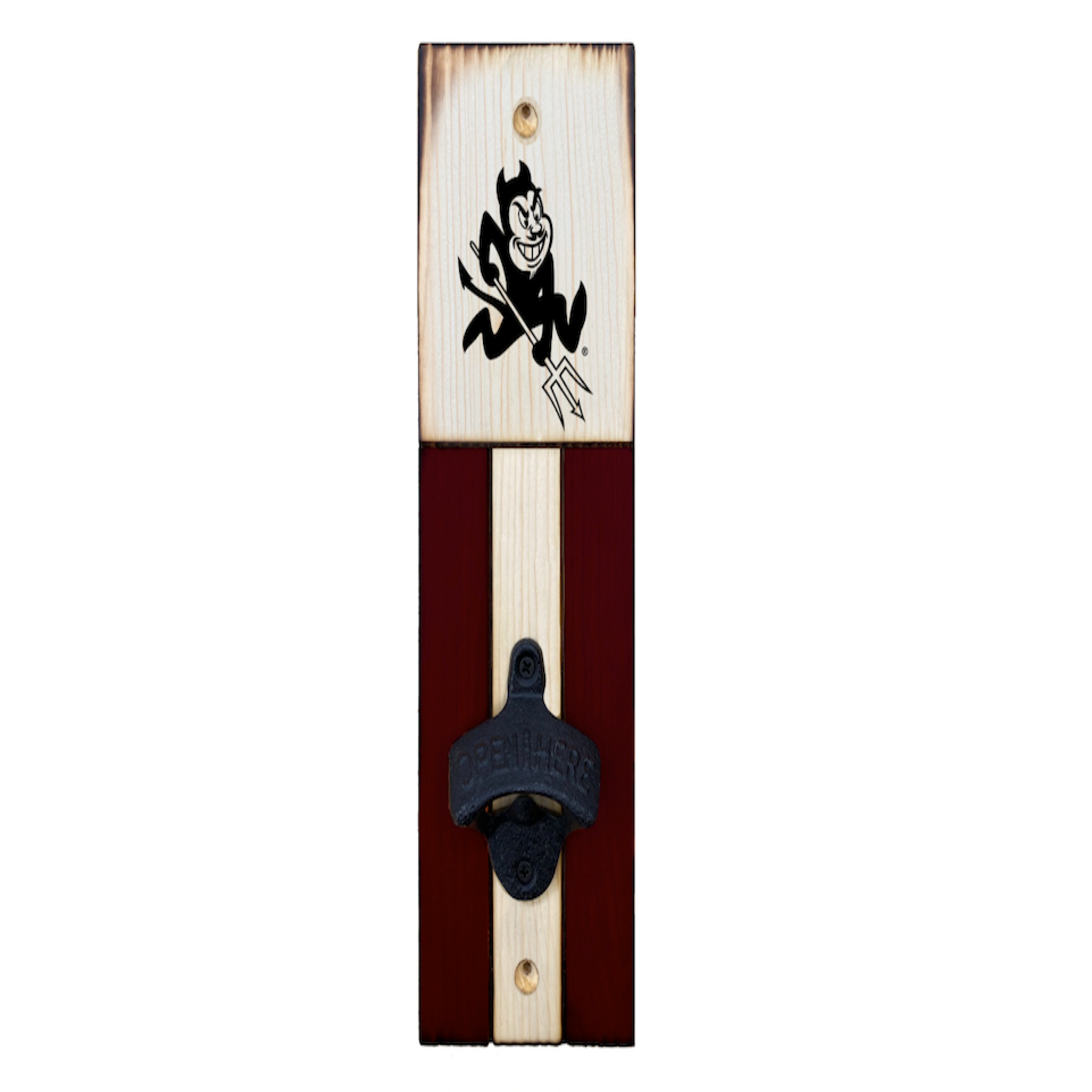 ASU  Sparky Wall Mount Color Bottle Opener