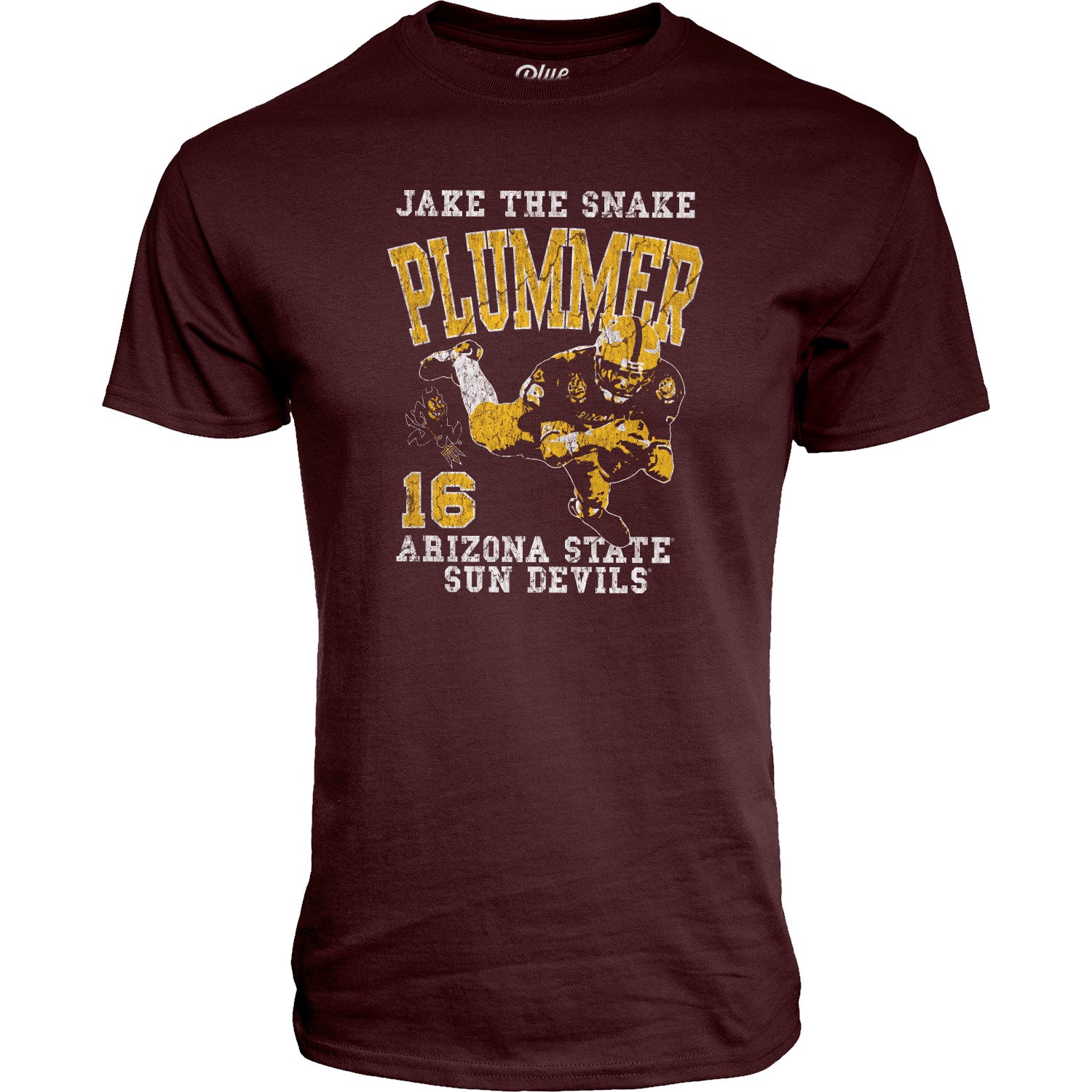 ASU Plummer Dive Tee MRN