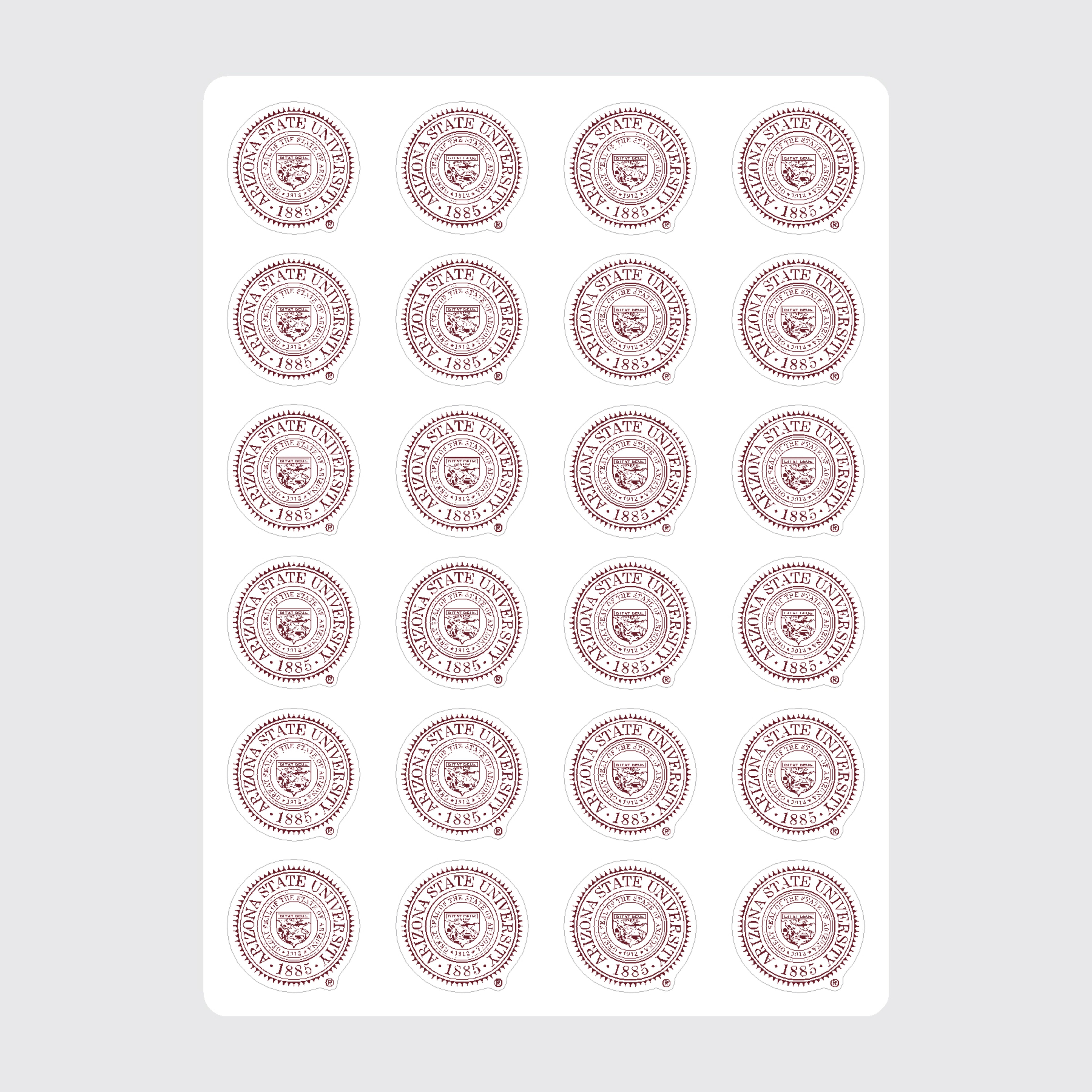 ASU Seal Sticker Sheet