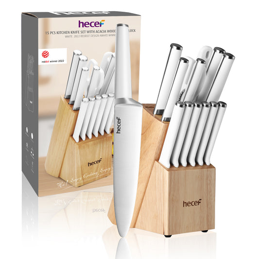 Hecef 5PCS Kitchen Knife Set Retro/ Vintage Style Professional Ultra S – Hecef  Kitchen