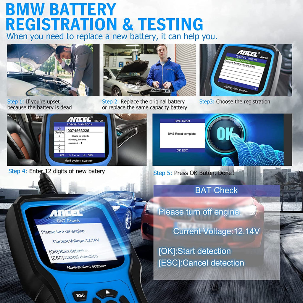 ancel bm700 bmw scan tool