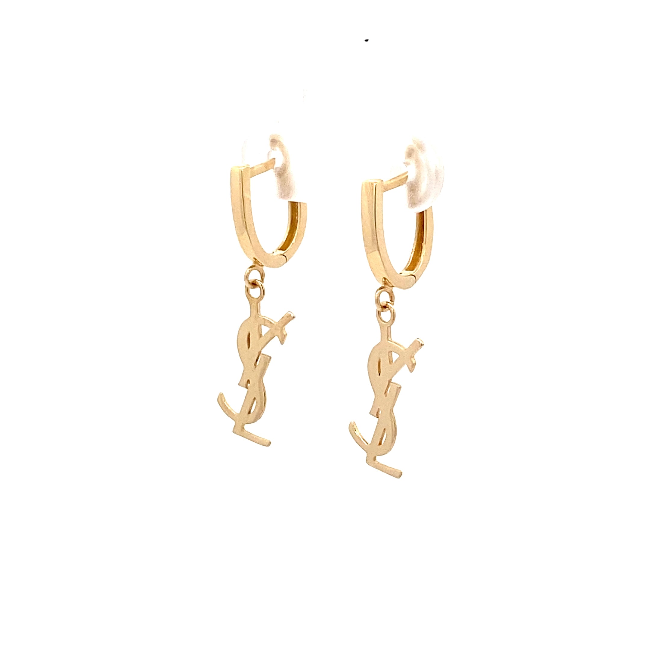 Earrings 18k Saudi Gold 2.11g #CD246