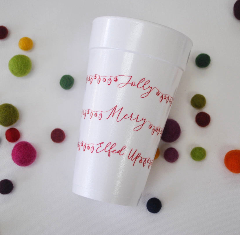 Jolly Merry Elfed Up Cups