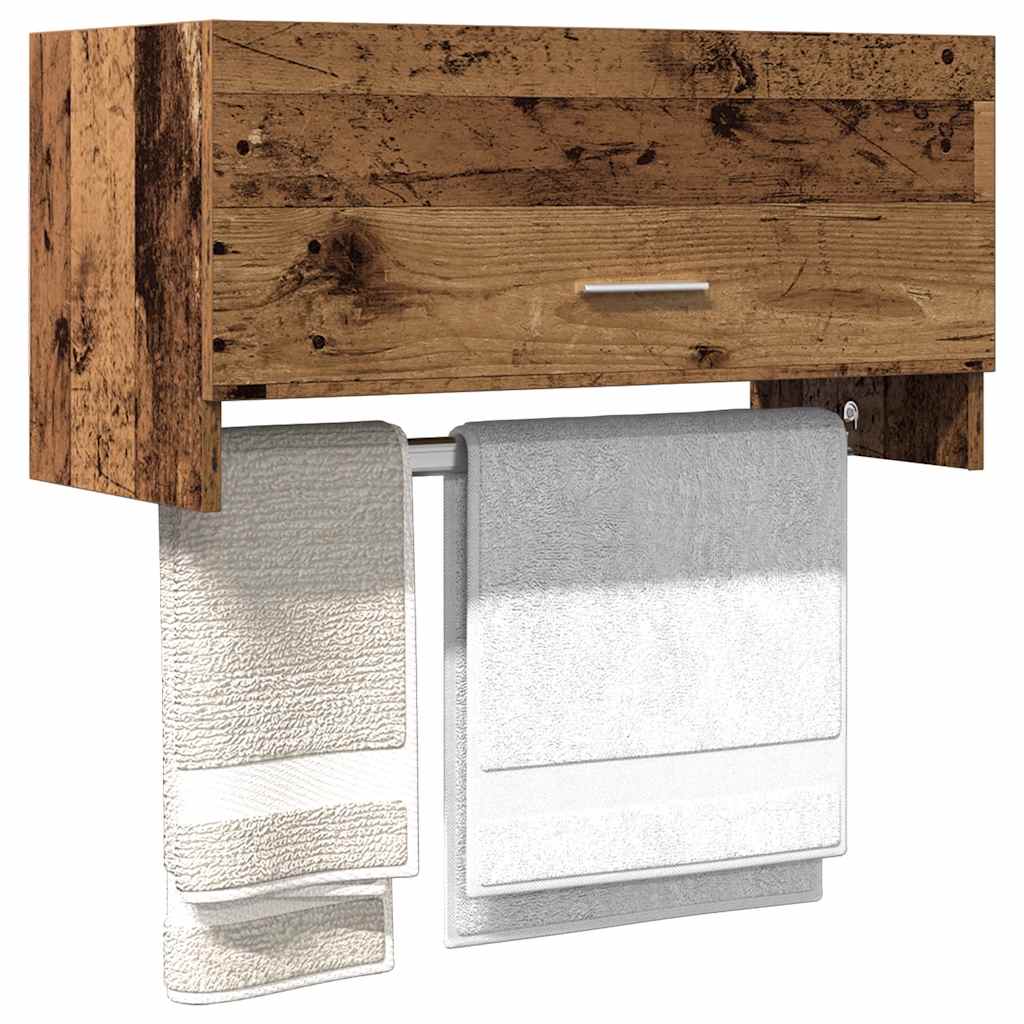 Garderobe gammelt tre 70x32,5x35 cm konstruert tre