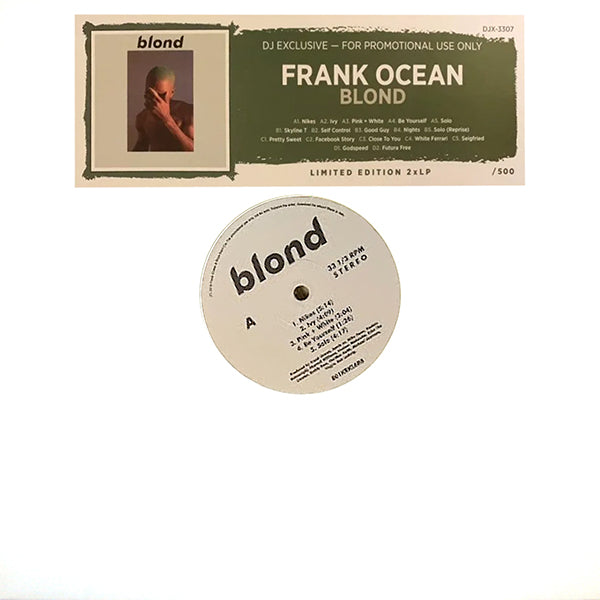 即完 Frank Ocean - Blonde オフィシャル レコード-
