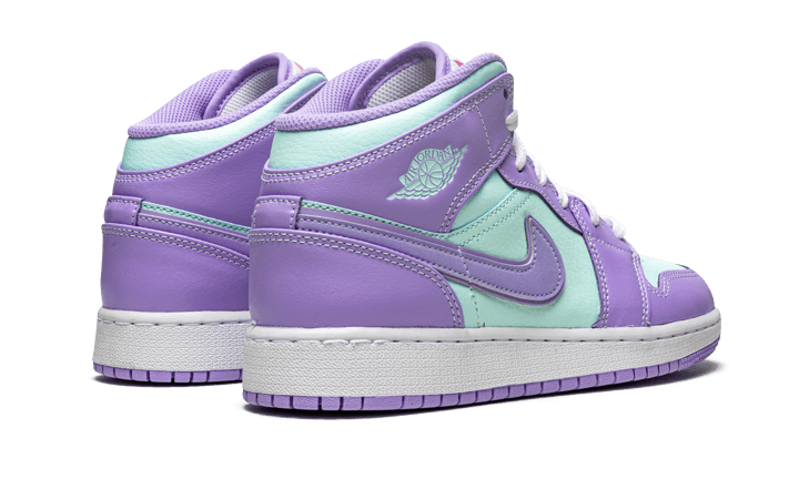 air jordan mid purple aqua