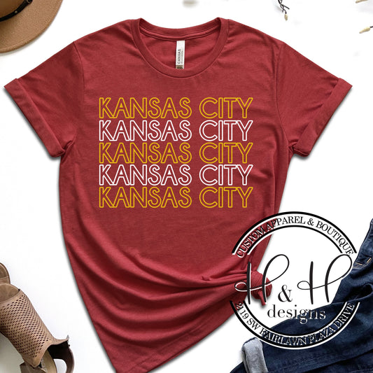 Loud and Proud KC - Kansas City Short Sleeve BELLA+CANVAS 3001CVC