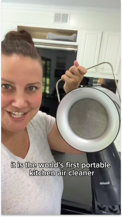 AirHood  World's First Portable Kitchen Air Cleaner