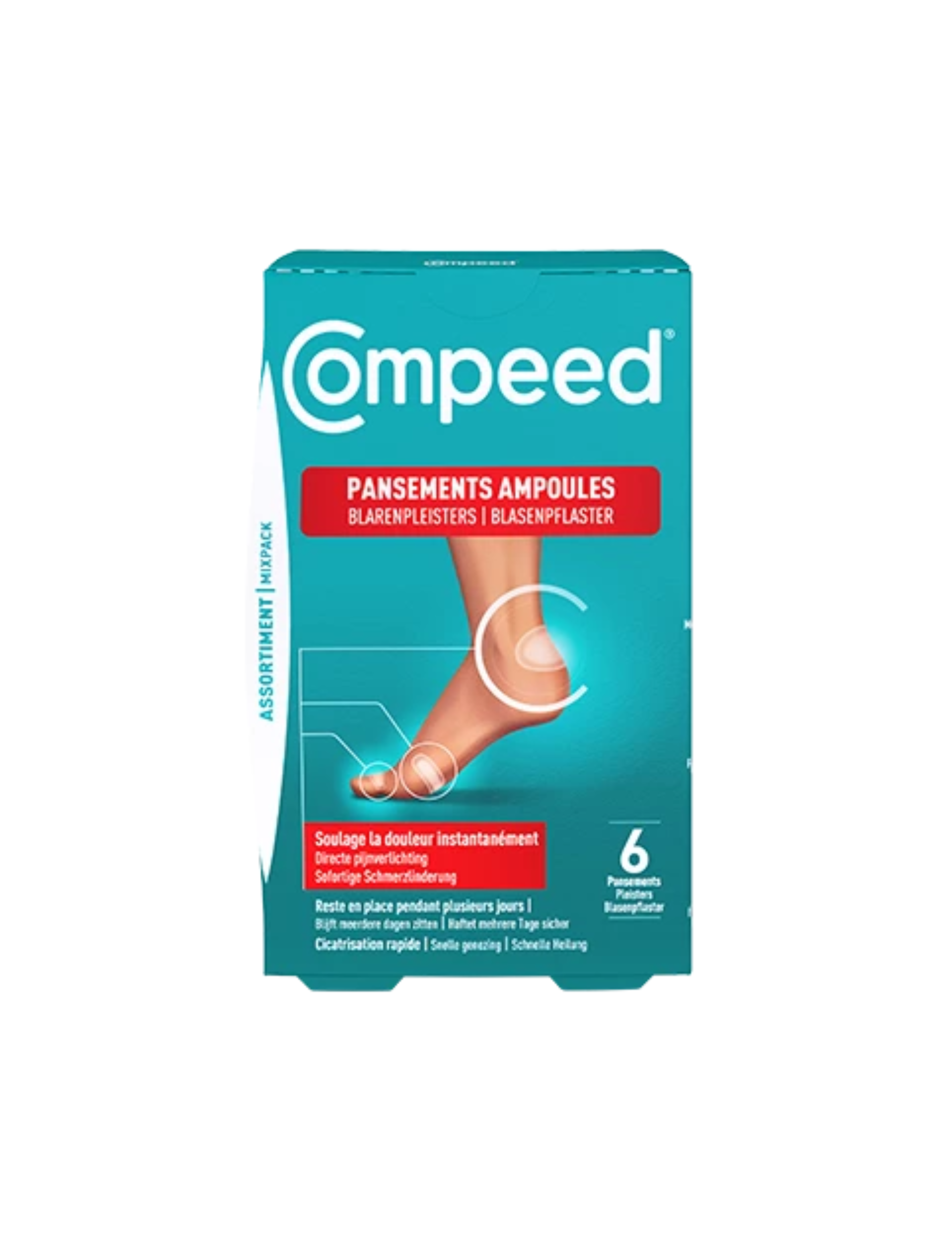 COMPEED Boite de 6 Pansements Compeed Ampoule Moyen , Hygiène et