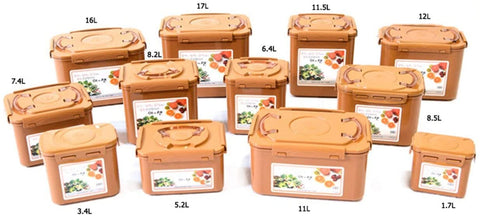 All sizes of rectangle Ejen containers 