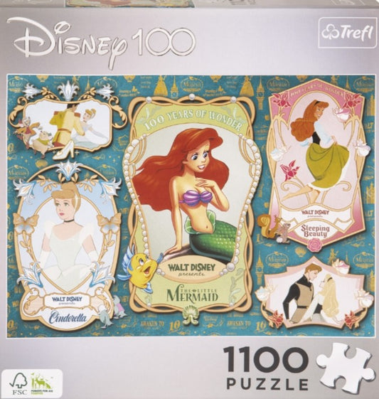 Puzzle Trefl en bois 500 p.+ 5 Mickey wood craft – La-magie-des