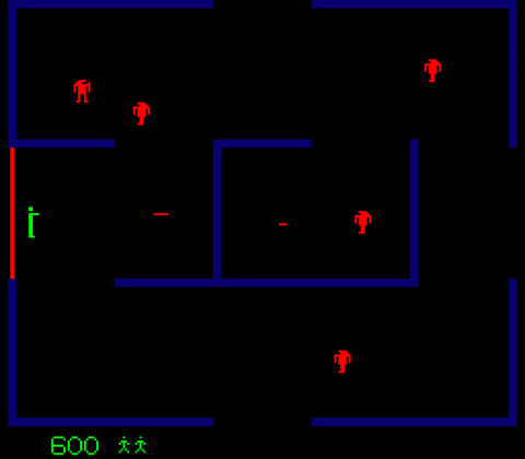 Berzerk Arcade Screenshot