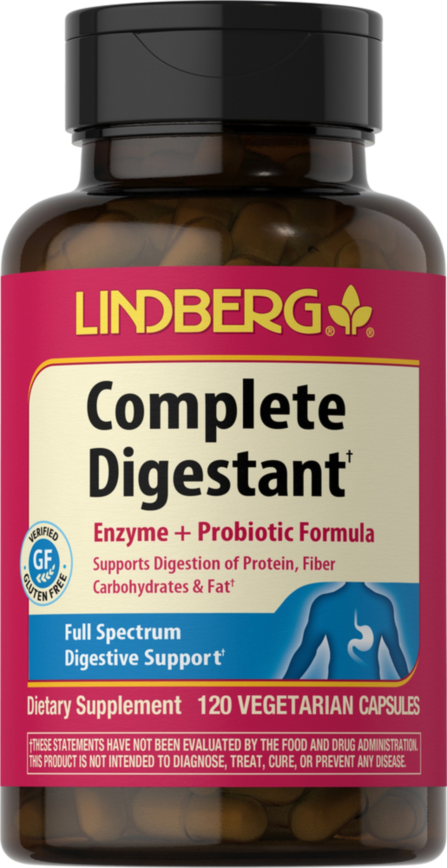 Complete Digestant Multi Enzyme + Probiotic, 60 Vegetarian Capsules