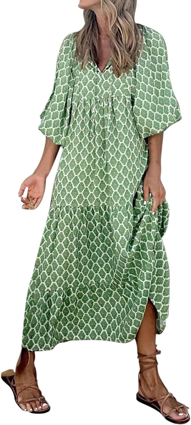 Women's Boho Maxi Dress for Summer Beach Vacation - Image 18