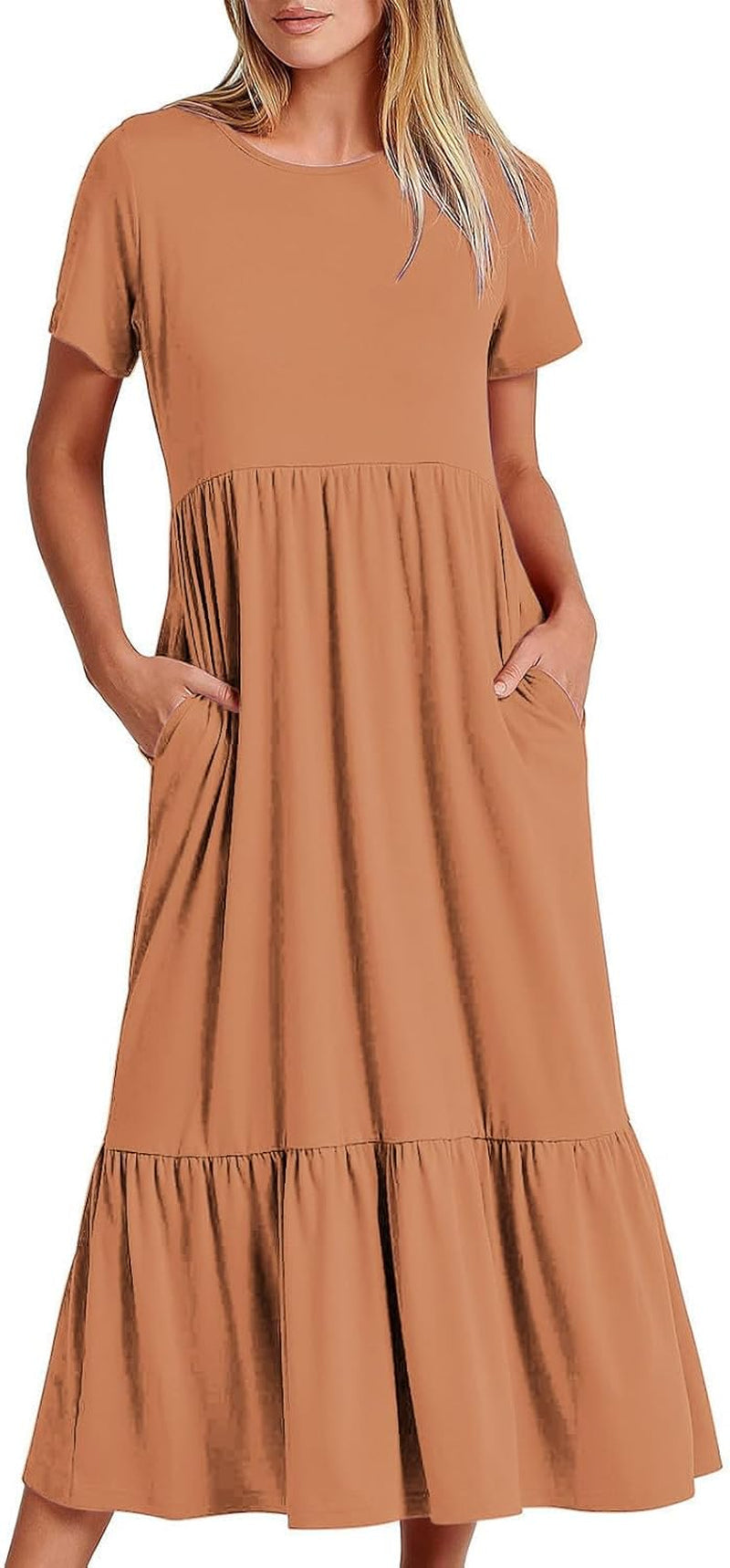 Strapless Flowy Maxi Dress: Perfect for Summer Vacations! - Image 22