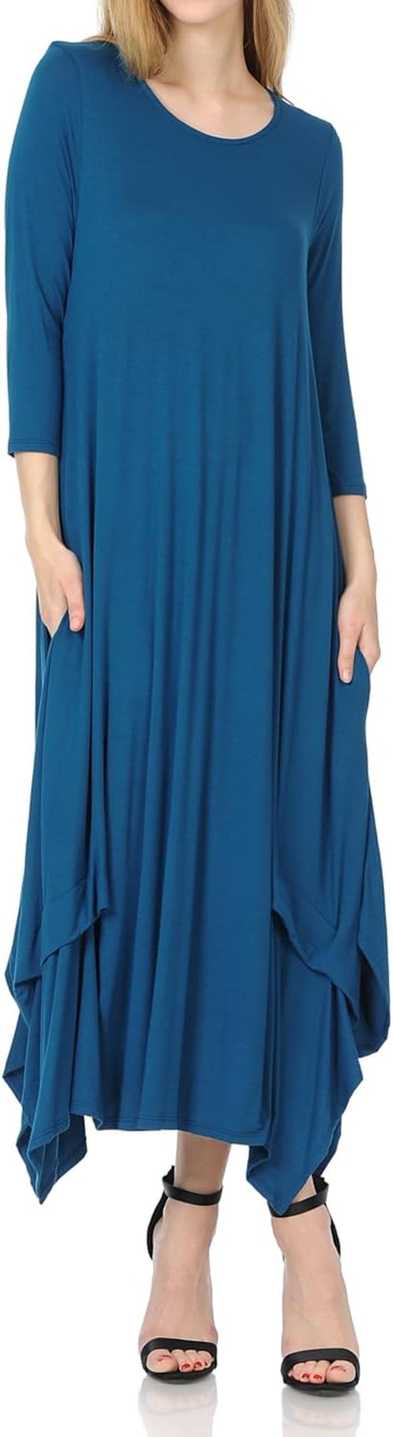 Women's Handkerchief Dress with Pockets by - Image 10