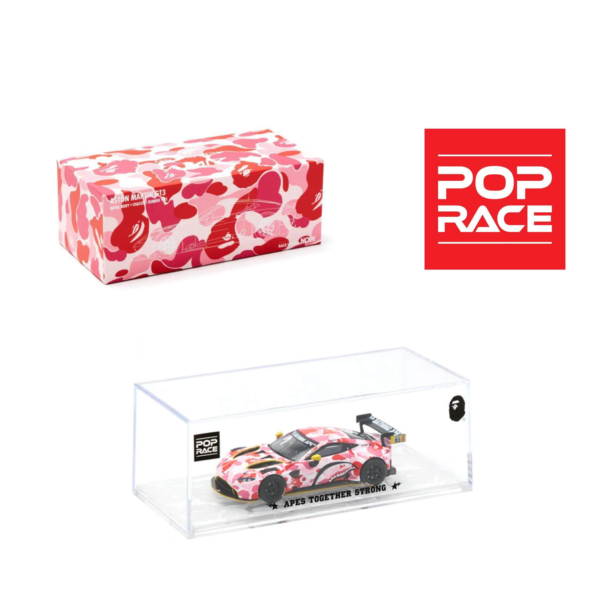 Aston Martin BAPE x Aston Martin GT3 Pink – Bape Edition Pop Race