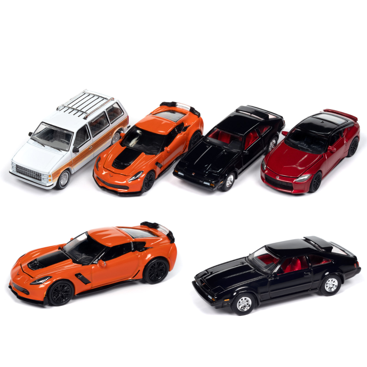 Auto World Premium 6 Car Assortment (Sealed Case) 2024 Release 2 Mix A