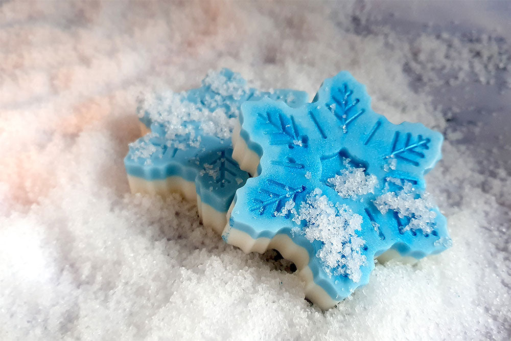 seasonal special sparkly snowflake wax