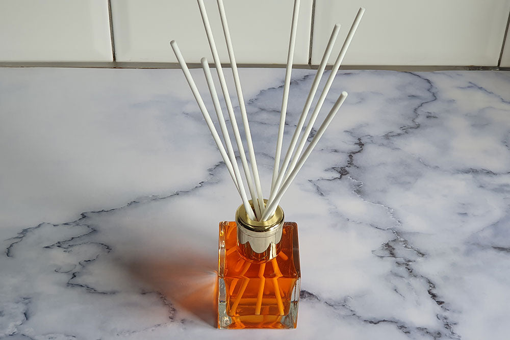 Step 6 – Using your reed diffuser