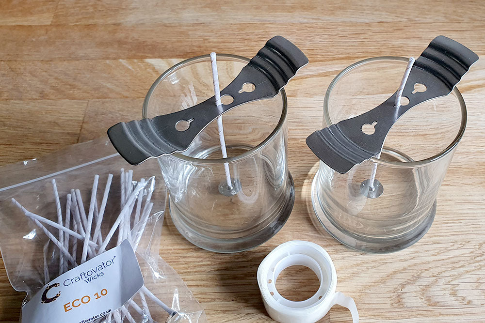 Step 1 – Preparing your candle jars