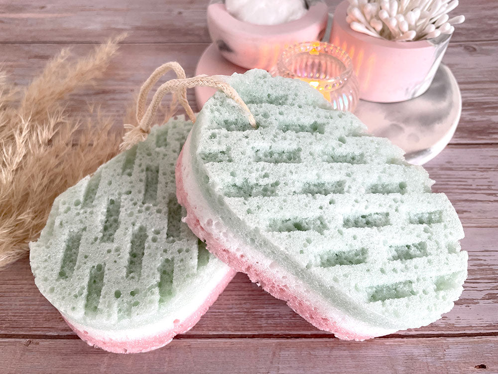 What are the benefits of using a soap sponge?