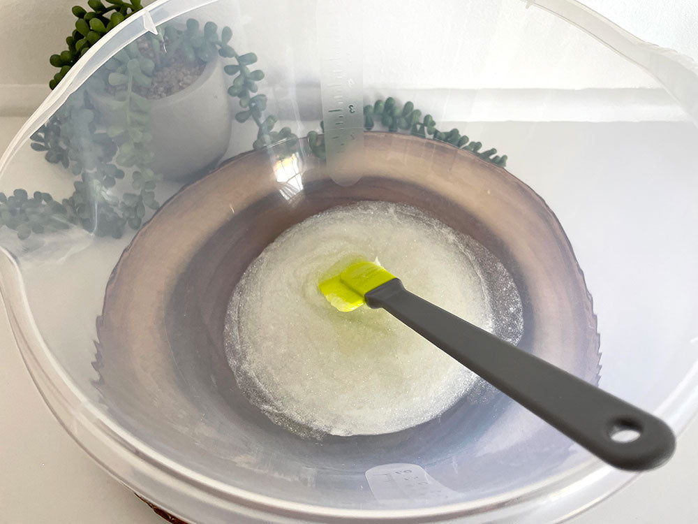 Step 6 - Transfer the soap into the bowl