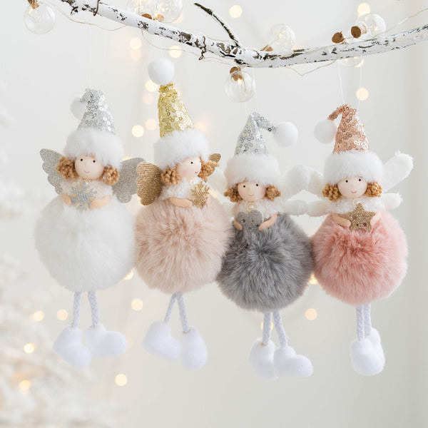 Christmas Plush Angel Ornaments