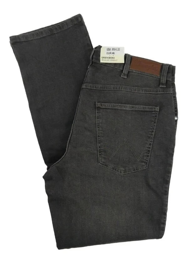 Jeans Hombre Wrangler Greensboro Regular Fit Color Marengo – LAYZUE