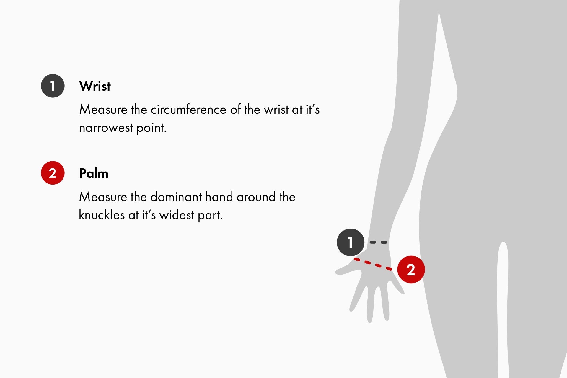 How to measure your hands