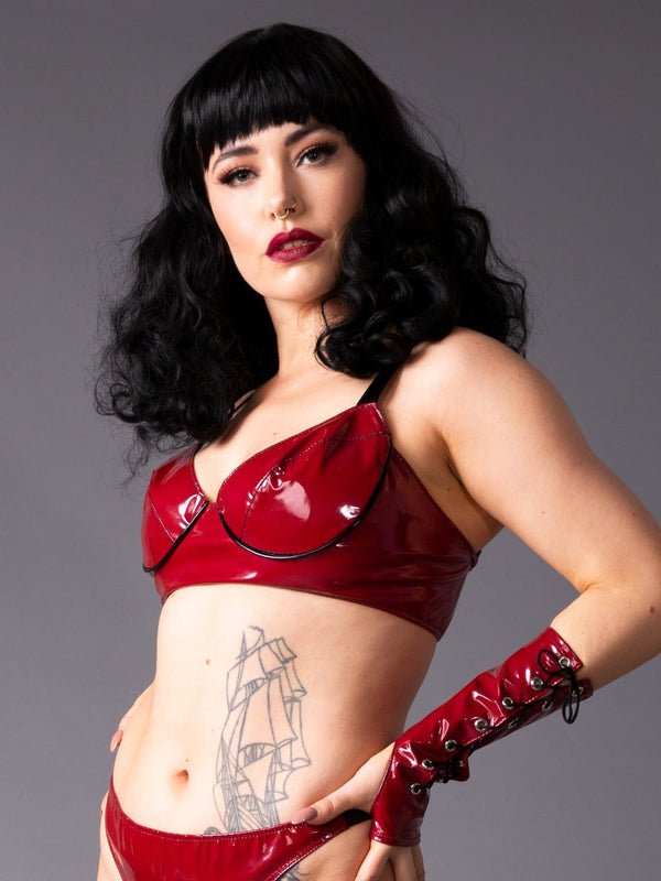 PVC Burgundy Plum Knickers – Honour Clothing