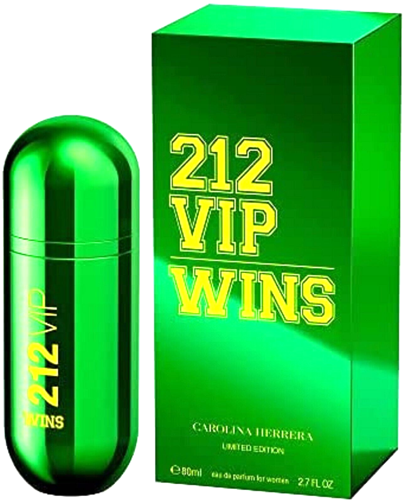 Photos - Women's Fragrance Carolina Herrera 212 VIP Wins Eau de Parfum 80ml Spray - Peacock Bazaar P1 