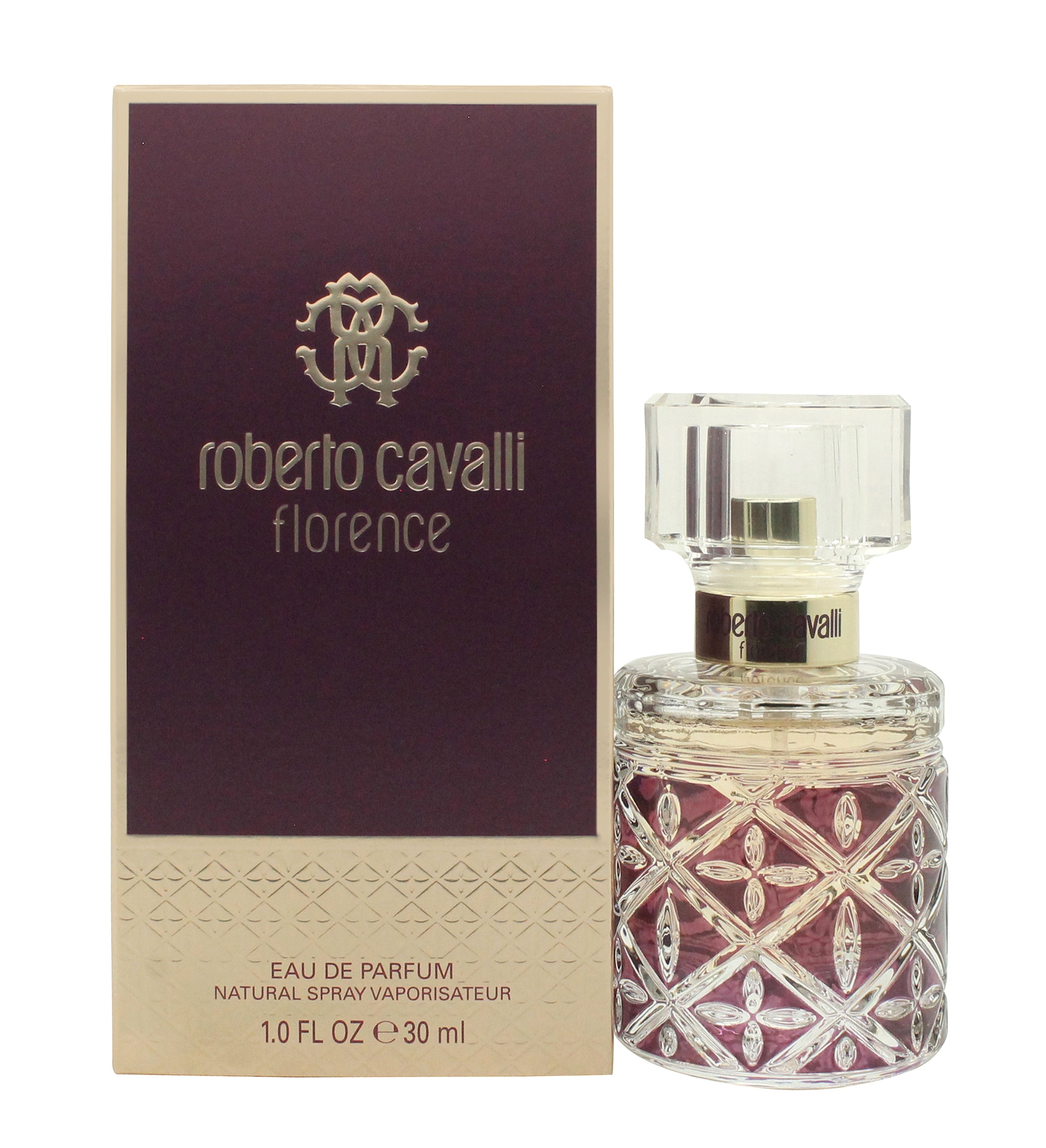 Photos - Women's Fragrance Roberto Cavalli Florence Eau de Parfum 30ml Spray - Peacock Bazaar H281953 