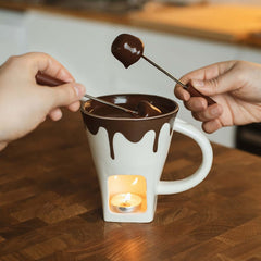 Chocolate fondue mug