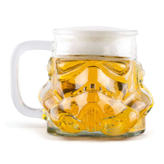 Stormtrooper helmet design beer glass