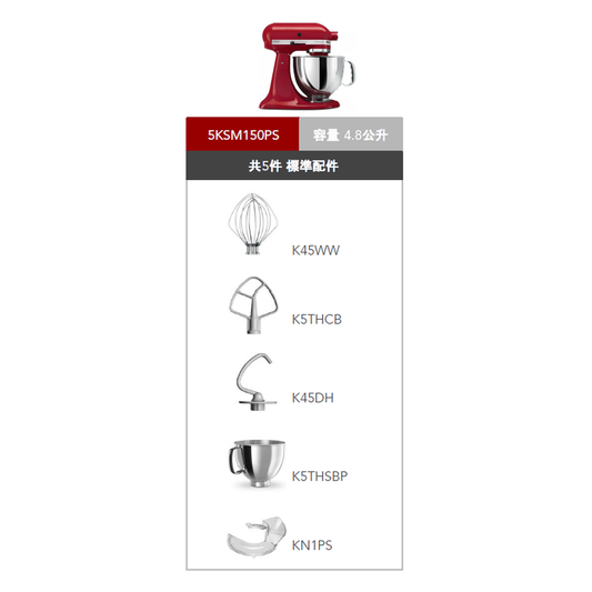 KitchenAid® 2.8 L Stainless Steel Bowl for 4.3 L & 4.8 L Tilt Head