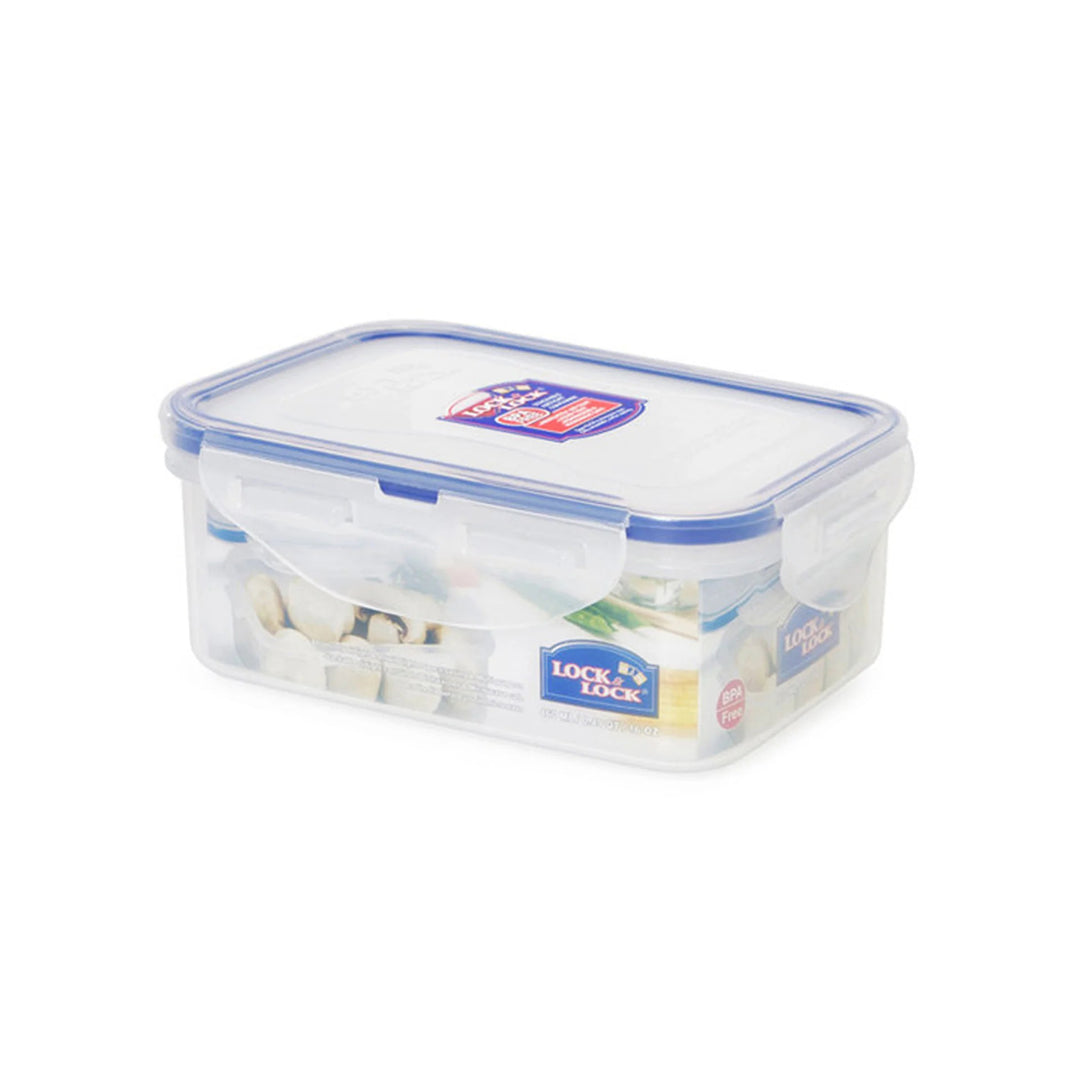 Lock&lock Rect. Short Food Container 550ml with Divider