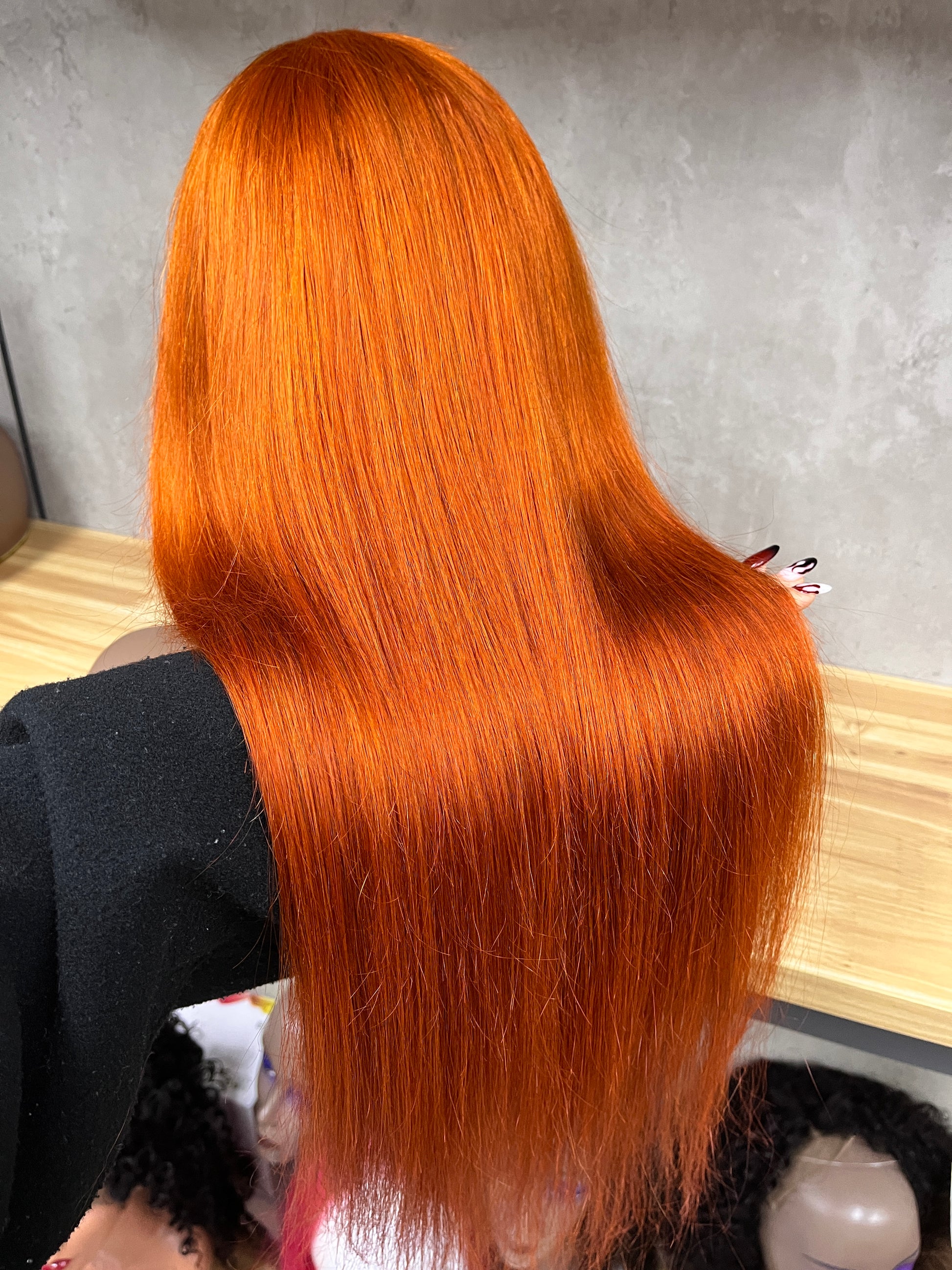 stopcontact mooi zo beweging P350 oranje 4x4 Lace Remy mensenhaar pruiken met rechte sluiting – Gao Hair