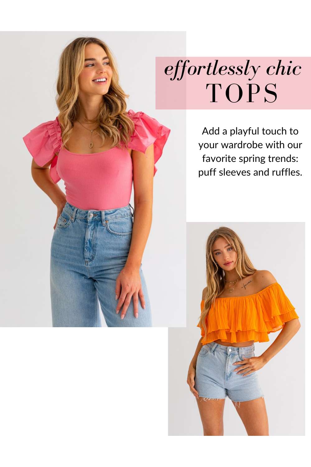 Effortlessly Chic Spring Tops