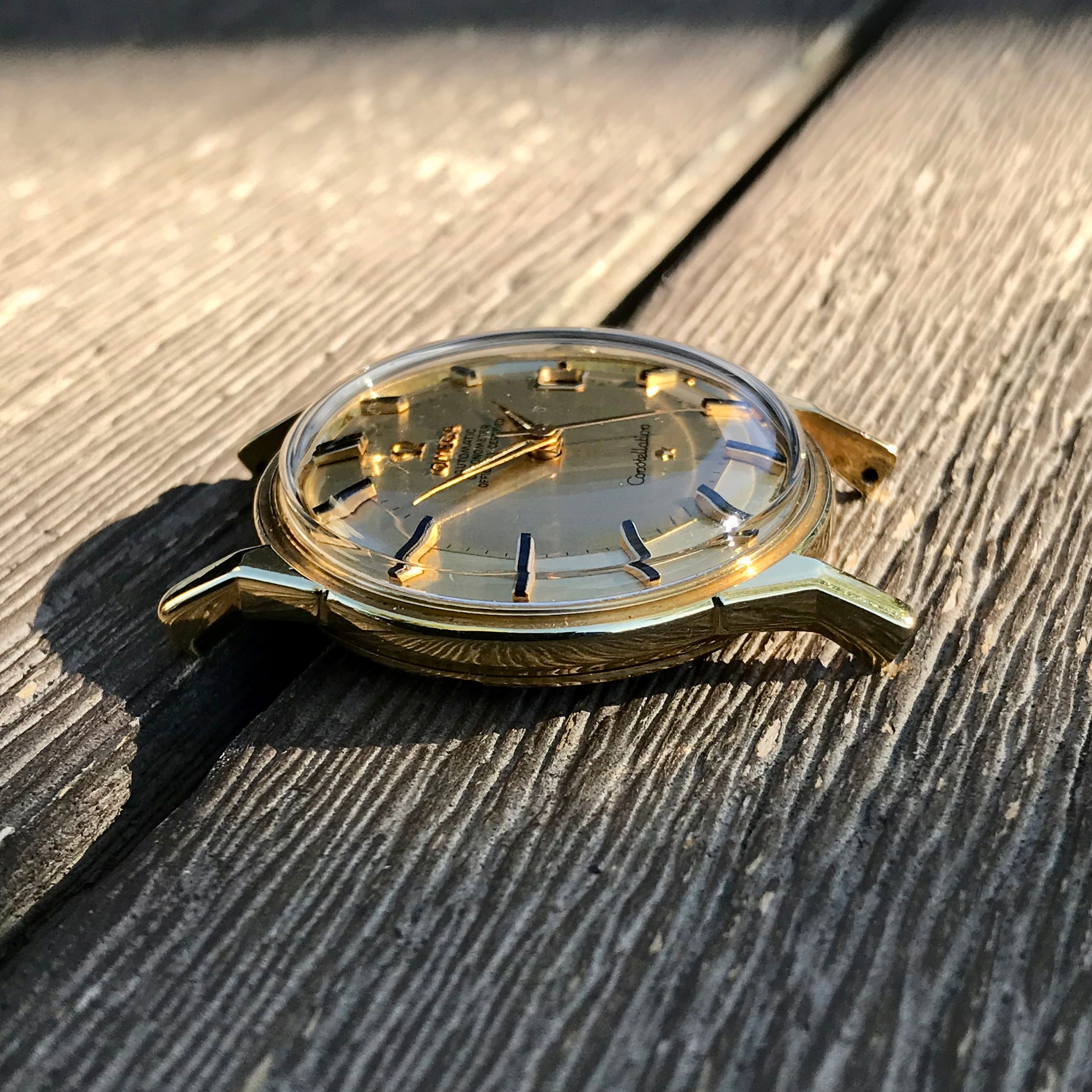 Vintage Omega Constellation Date 168.005 18K Yellow Gold Caliber 561 A ...