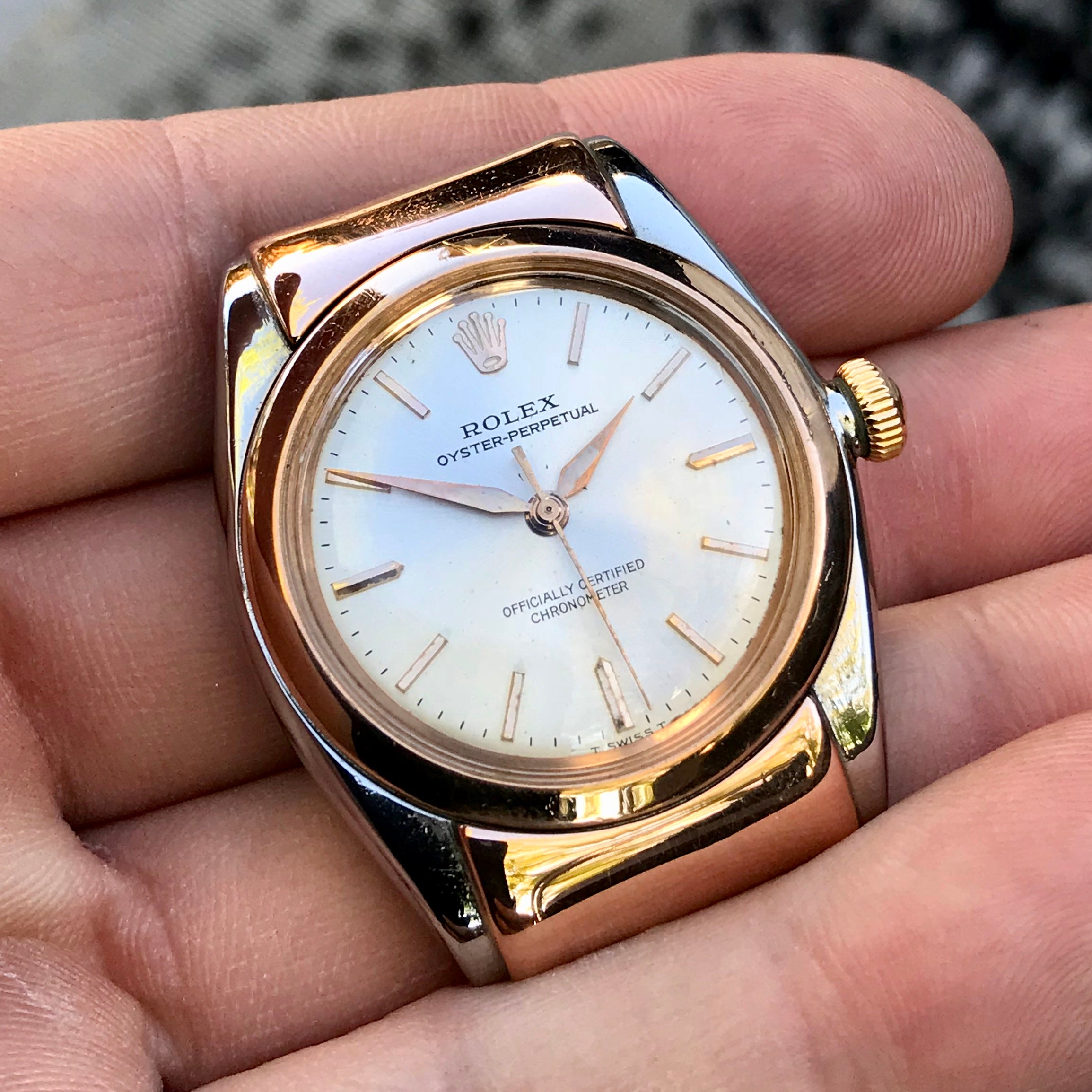 vintage rose gold rolex