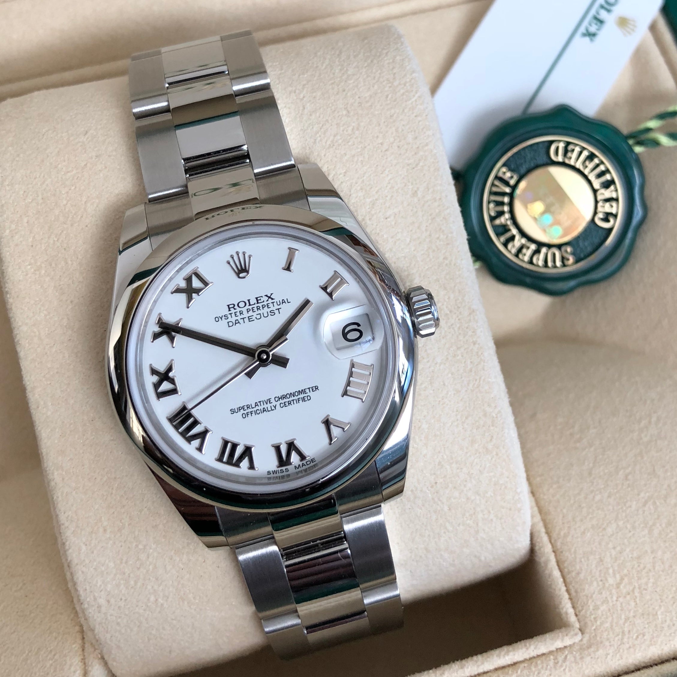 rolex ladies 31mm midsize